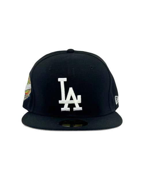 PREMIUM "LA" 59/50 FITTED HAT - BLACK (PRE-ORDER)