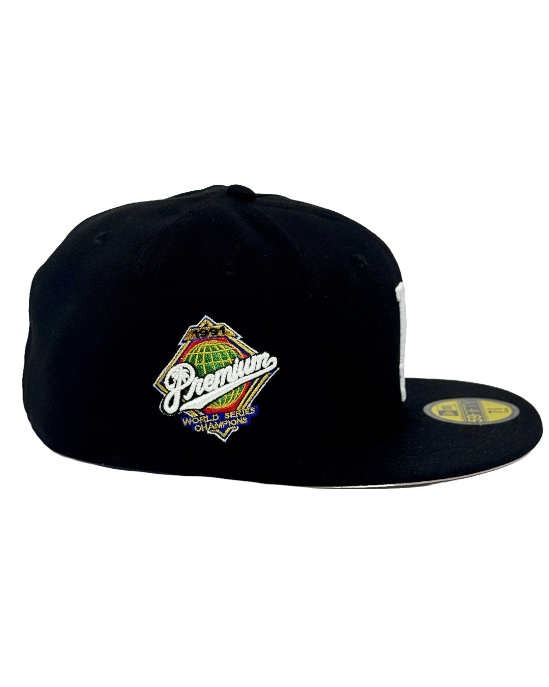 PREMIUM "LA" 59/50 FITTED HAT - BLACK (PRE-ORDER)