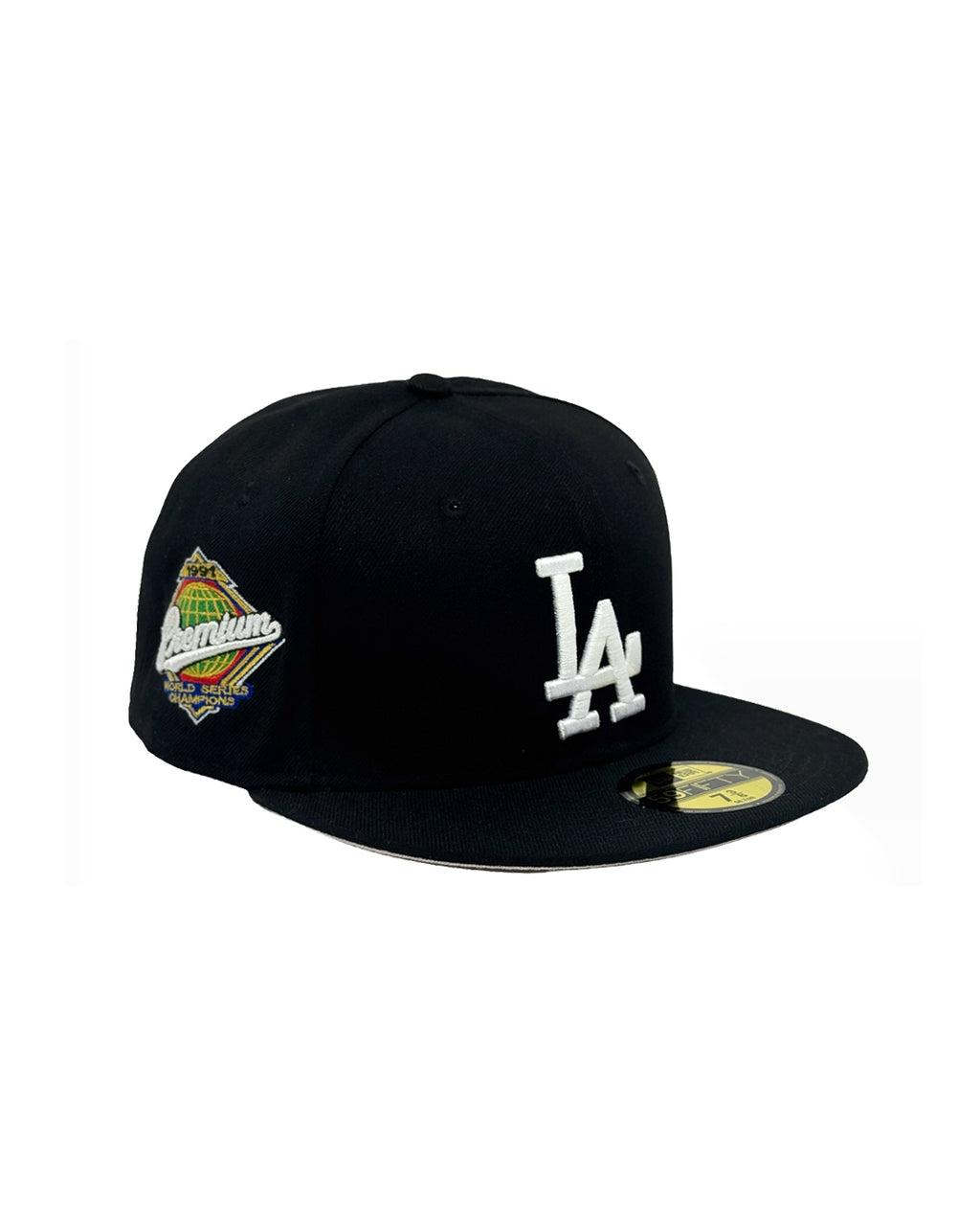 PREMIUM "LA" 59/50 FITTED HAT - BLACK (PRE-ORDER)