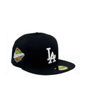 PREMIUM "LA" 59/50 FITTED HAT - BLACK (PRE-ORDER)