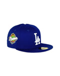 PREMIUM "LA" 59/50 FITTED HAT - BLUE (PRE-ORDER)